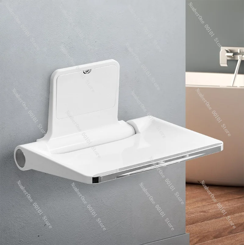 Simple Japanese porch collapsible bath stool wall-mounted toilet bathroom elderly pregnant woman bath shower stool
