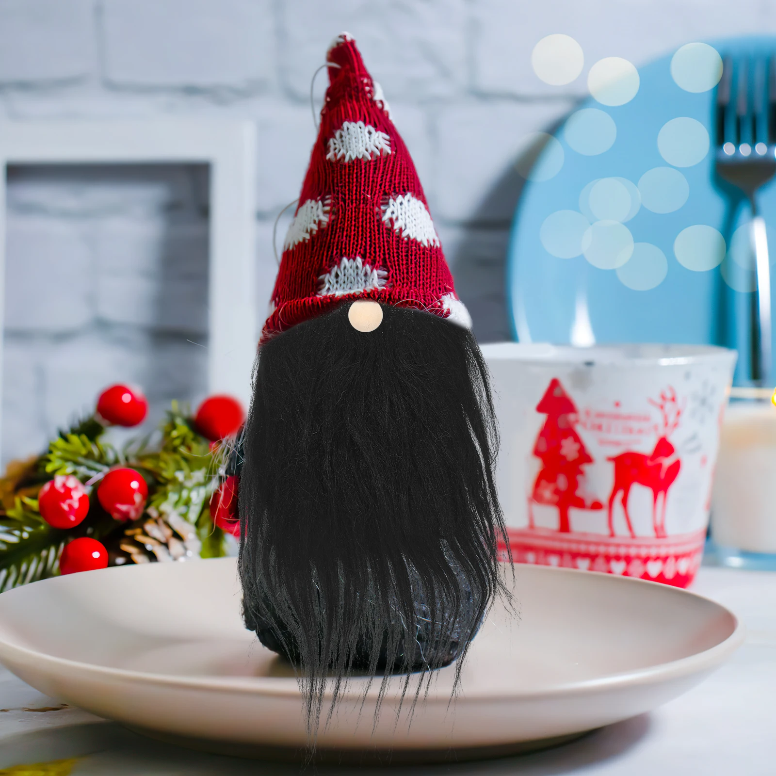 

Beard Hair Accessories Gnome Beards for Making Kit Crafts Men Artificial Bridegroom