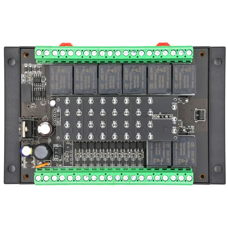 Switch Input and Output 10 Channels Open into 8 Channels Relay Output Module RS485 MODBUS-RTU Communication