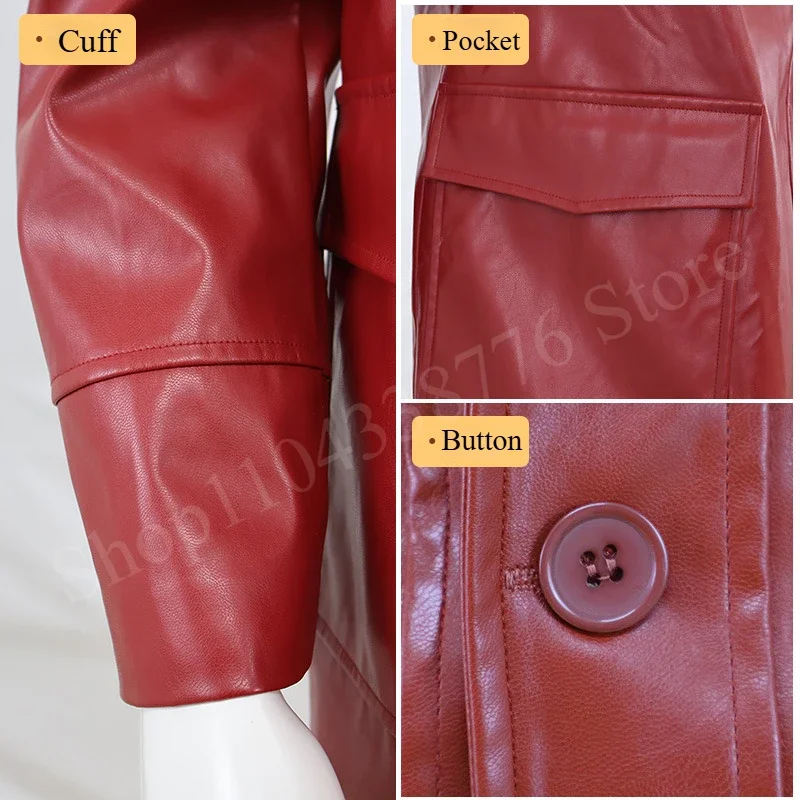 New Film, Leather Jacket, Outerwear, Role-playing Clothing, in Stock Clothing