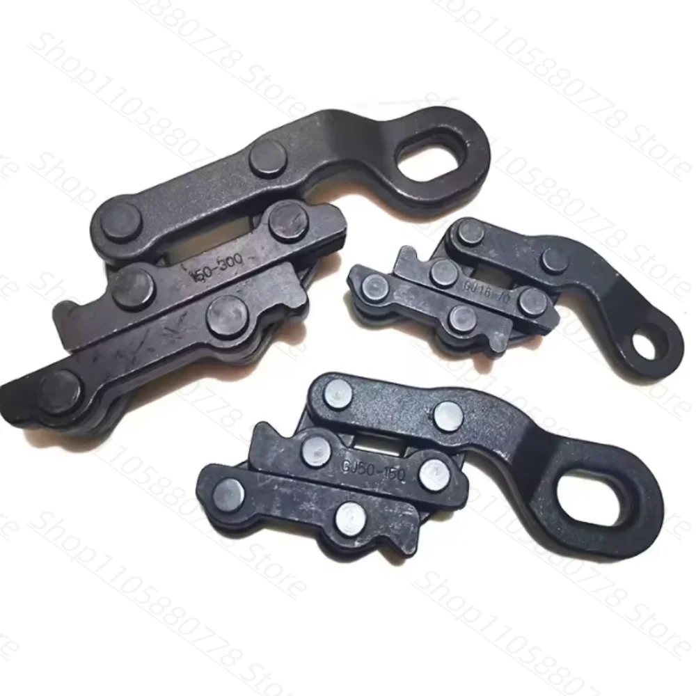 16-70 12KN Germany Style Steel Strand Wire Grip Industrial Grade Steel Wire Clamp Aluminium Conductor Pulling Tightening Tool