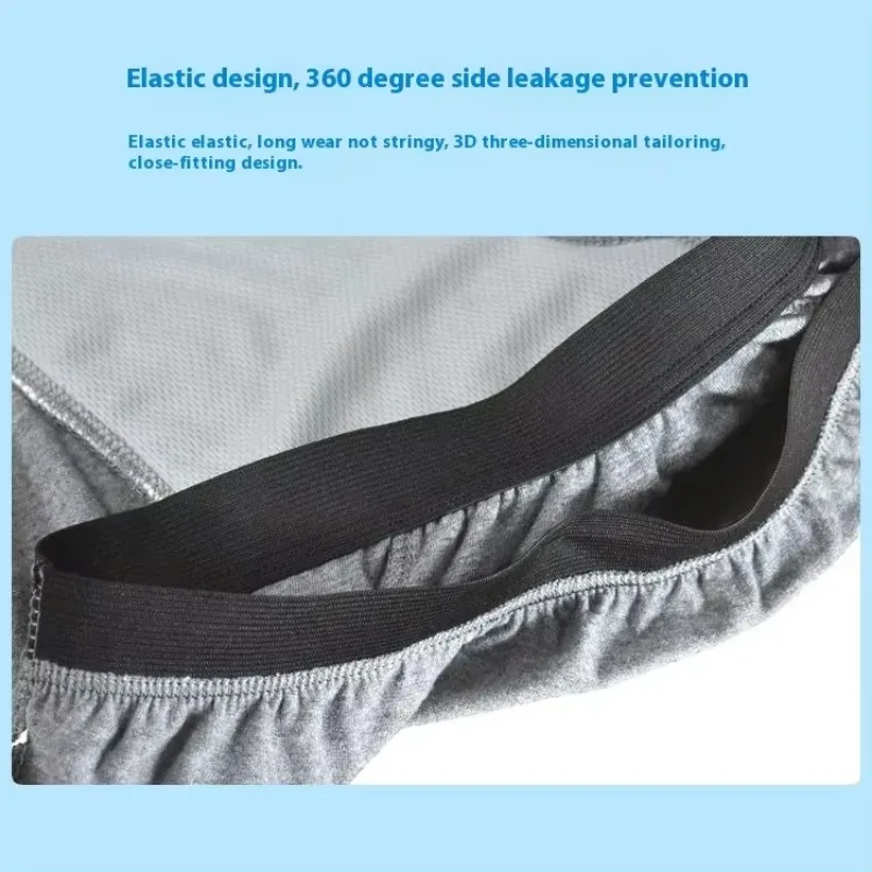 Couches Lavables Sous-Vêtements Imperméables pour Homme, Culotte de Lit Parsubtile, Infusée, Boxer Anti-Fuite, Vêtements FjPatient