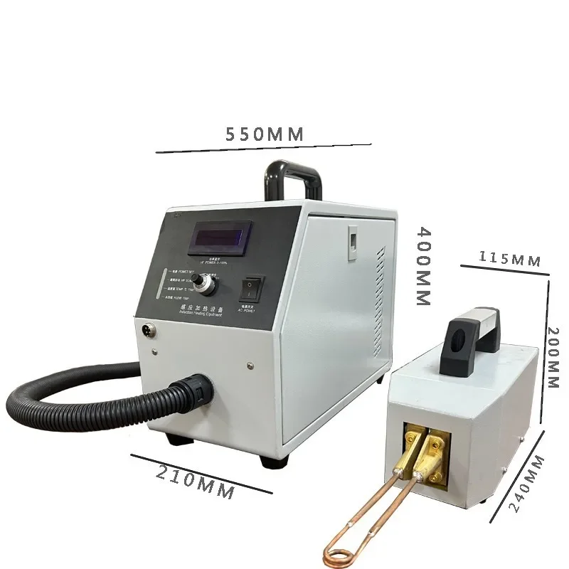 UHF Induction Heating Machine Welding Hardware Electronic Hardening Equipment Mobile Energy Universal Intelligent Brazing