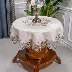 Table Cloth For Round Table Juppe Art Household Lace Tablecloth Table Dining Table Cover Europe Embroidered Table Mat Dust Cover