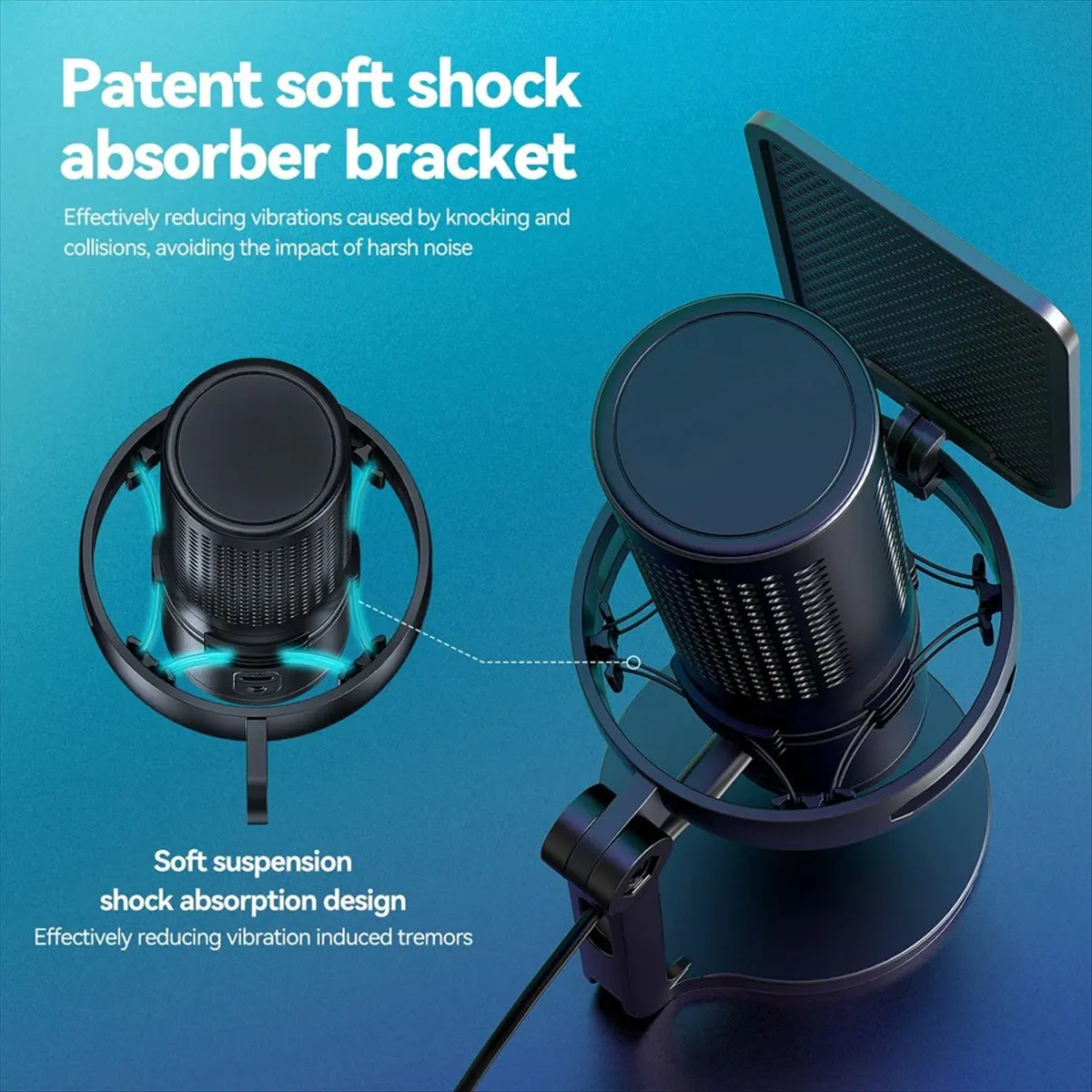 

Игровой микрофон Brave, профессиональный конденсаторный микрофон, проводной USB-микрофон RGB для ПК, ноутбука, компьютера, подкаста, геймера, караоке