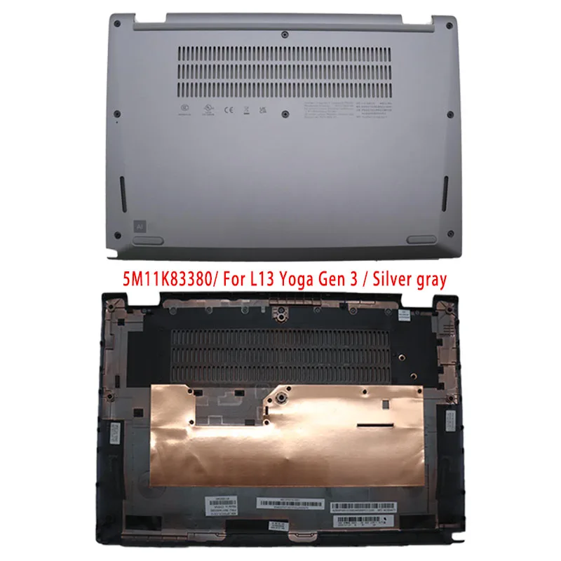 New For Lenovo ThinkPad L13 YOGA Gen3 / L13 YOGA Gen4;Laptop Accessories Lcd Back Cover or Palmrest or Bottom view 2
