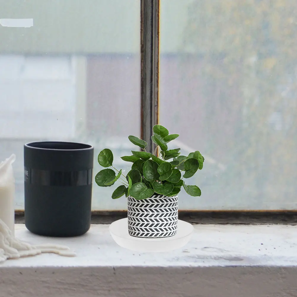 

10pcs Round Plastic Plants Saucer For Potted Plants Drainage Tray Water Catcher Indoor Outdoor Garden Succulent Flowerpot Base