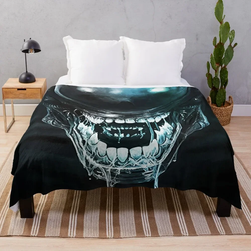 

Xenomorph Alien Throw Blanket Flannel Fabric christmas decoration Decorative Sofas Blankets