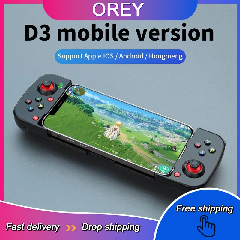 Stretching Left and Right Wireless Controller for Mobile Phone Apex Bluetooth 5.0 Android IOS Direct Connection Game Controller