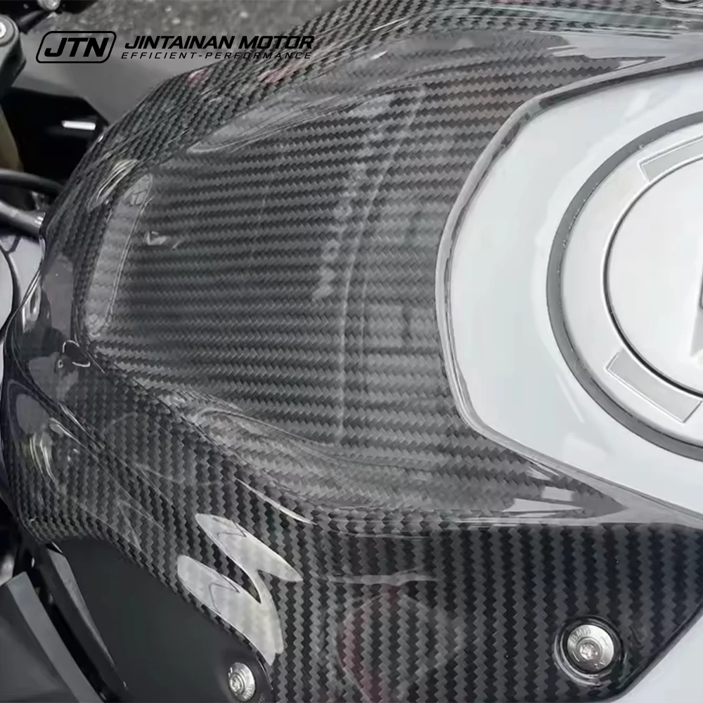 Motorcycle Fuel Tank Carbon Fiber Protective For BMW S1000R S1000RR M1000RR 2019-2026 Fuel Gas Tank Cover Protector Guard Fairin view 3