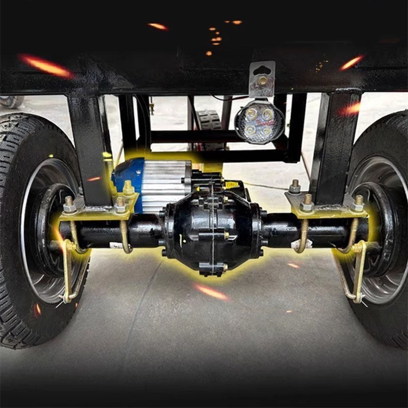 

Электрическая ручная тележка из нержавеющей стали для ферм, трехколесная тележка для транспортировки и кормов для крупного рогатого скота (по индивидуальному заказу)