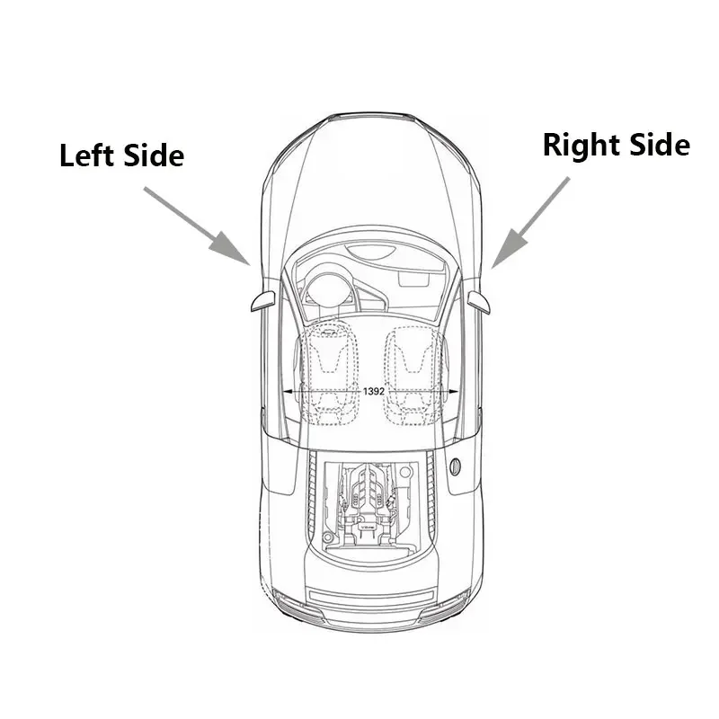 Lámpara de espejo lateral para coche, luz de señal de giro para KIA Carens Rondo RP 2014, 2015, 2016