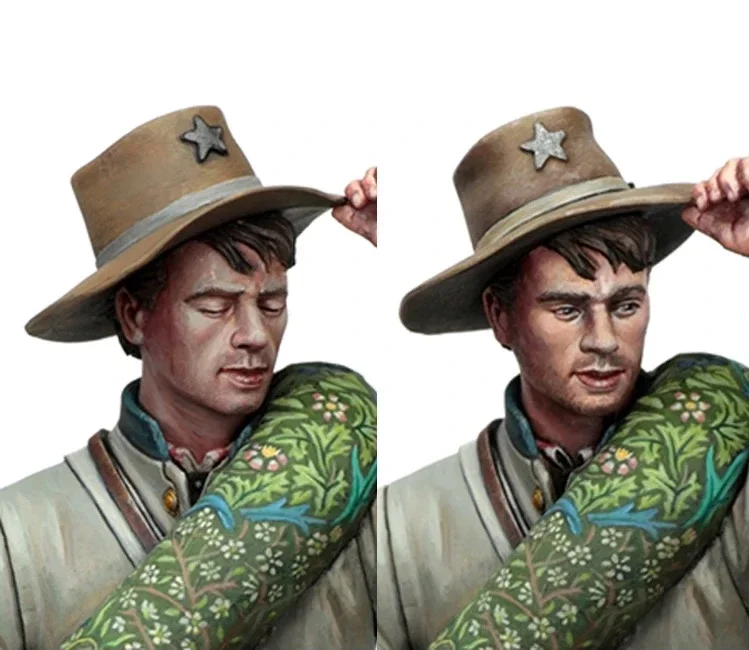 Figurine modèle GK en résine 1/16, kit non assemblé et non peint