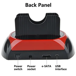 HDD Docking Station USB2.0 IDE SATA SATA to ESTAT Hub Card Reader AU Plug