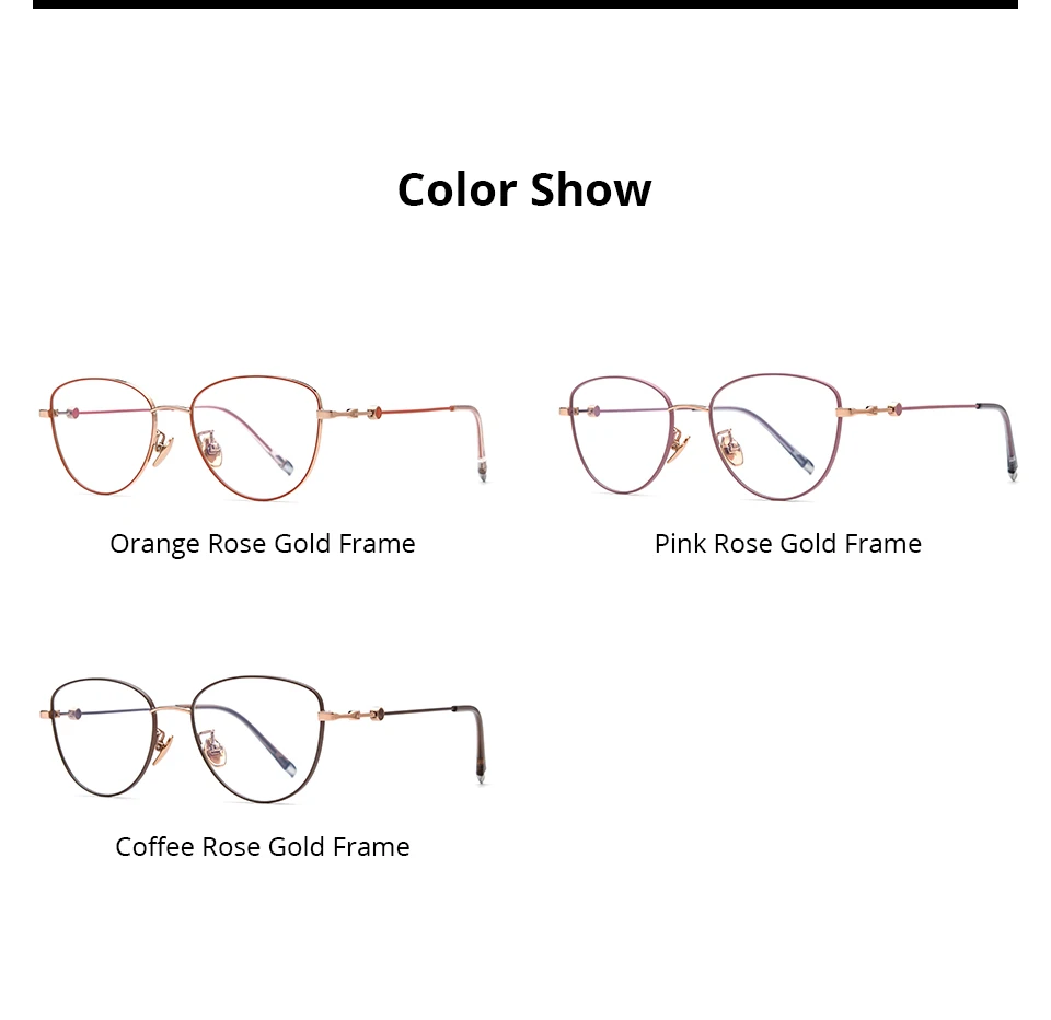 NIANZHEN Brillengestell aus reinem Titan für Herren, 2025, neue Cat-Eye-Marken-Design-Brille, ultraleichte Retro-Brille, Brille 101 – Detail 3