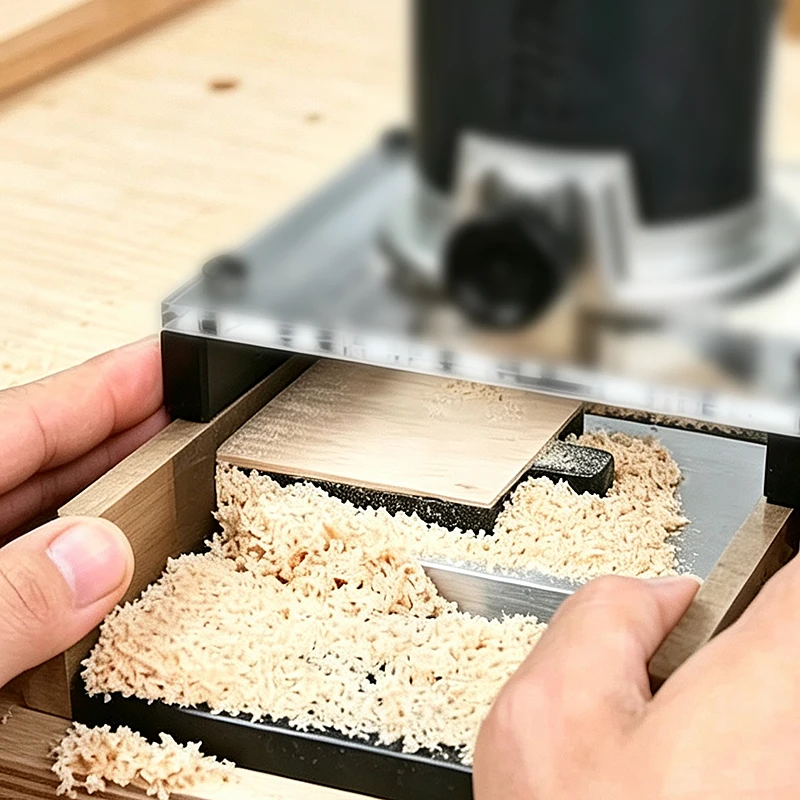 HUATOOL Guitar Neck Gasket Making Tool, Fingerboard Curvature Milling Angle Gasket & Wooden Wedge Maker for Luthier