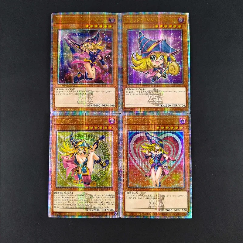 

Yu-Gi-Oh Diy Self-made 5.9x8.6cm Black Magician Girl Series Collection Card Set Exchange Game Cartoon Broken Flash Card Toy Gift