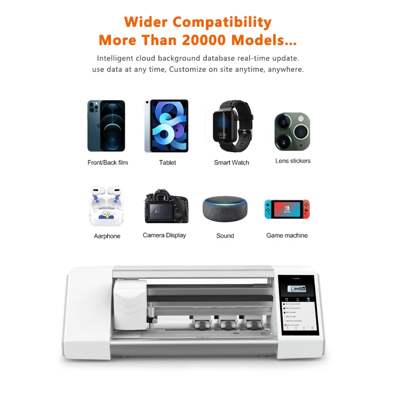 Unlimited Intelligent Cutter Auto Tpu Plotter Hydrogel Film Unlock Mobile Screen Protector Cutting Machine