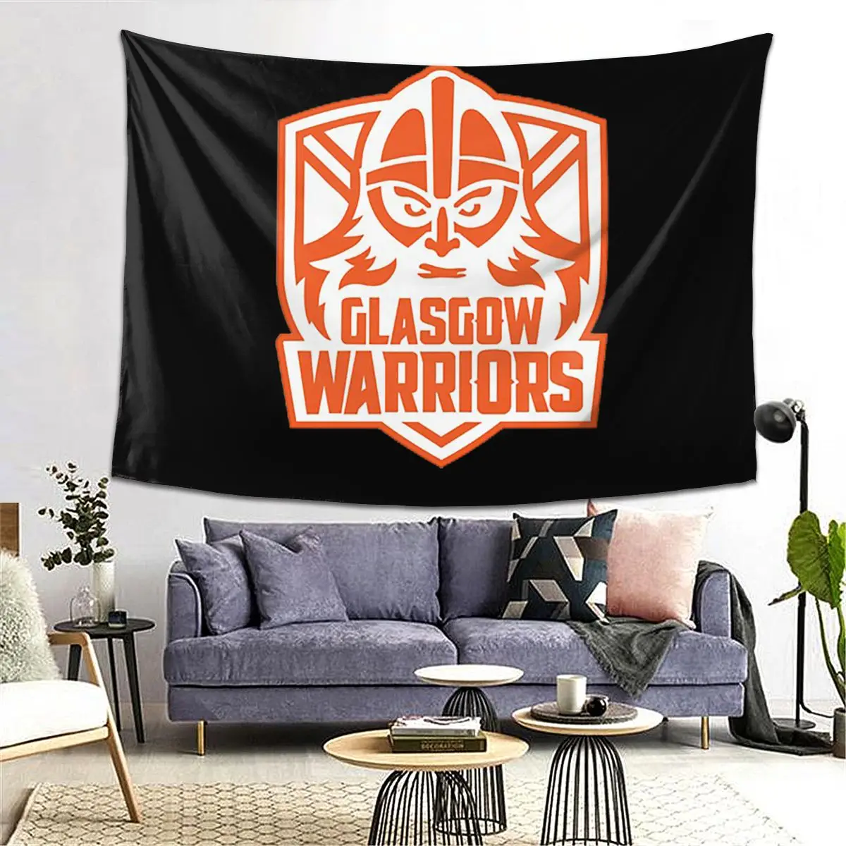 

GLASGOW WARRIORS RUGBY-TEAM гобелен украшение художественные эстетические гобелены для гостиной спальни дома настенная ткань настенная подвеска