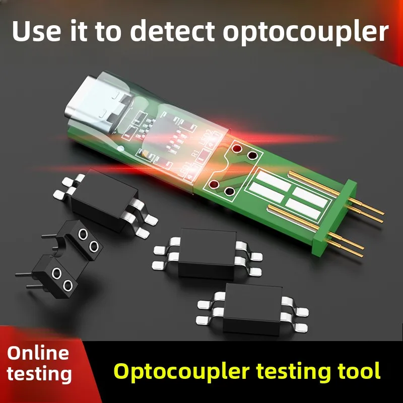 1pcs Optocoupler tester Online test Rapid detection tool Electronic special new four-legged optocoupler test board