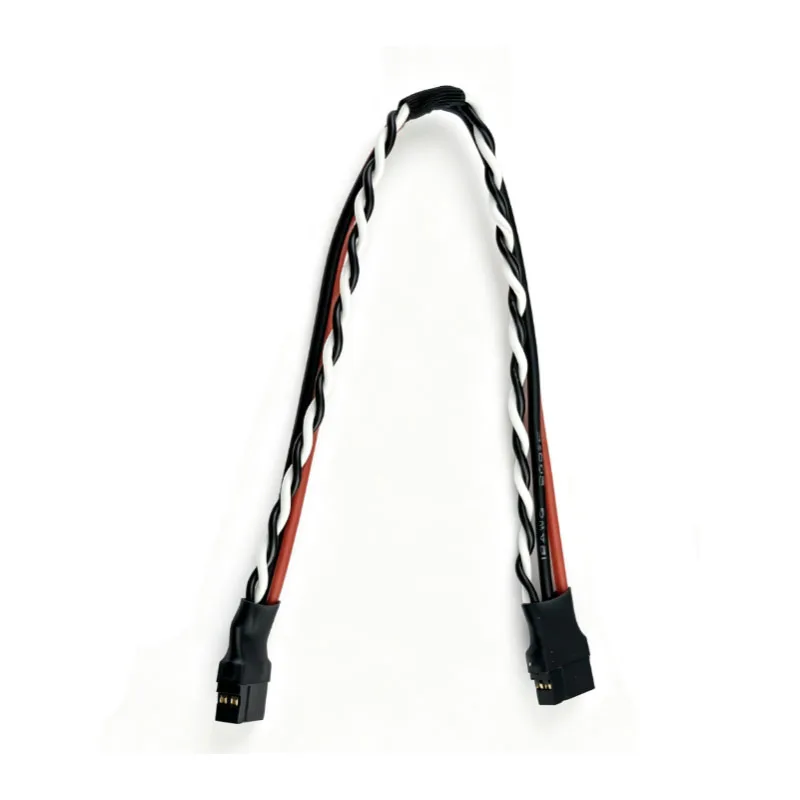 XT30PB (2+2) Female Connector Cable Model Airplane Power Lithium Battery Plug Wire Servo Motor Connection Line Heat Shrink Tubin