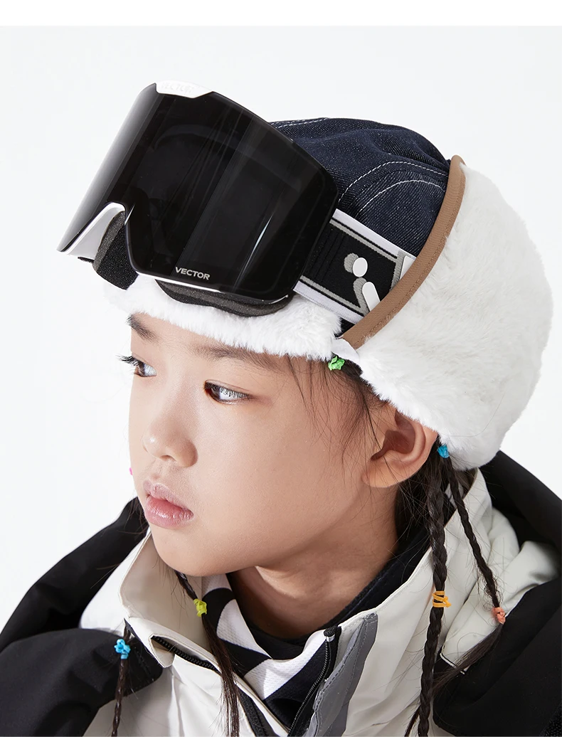VECTOR Brand Ski Goggles Children Snowboard Goggles Glasses for Skiing UV400 Protection Skiing Snow Glasses Anti-Fog Ski Mask
