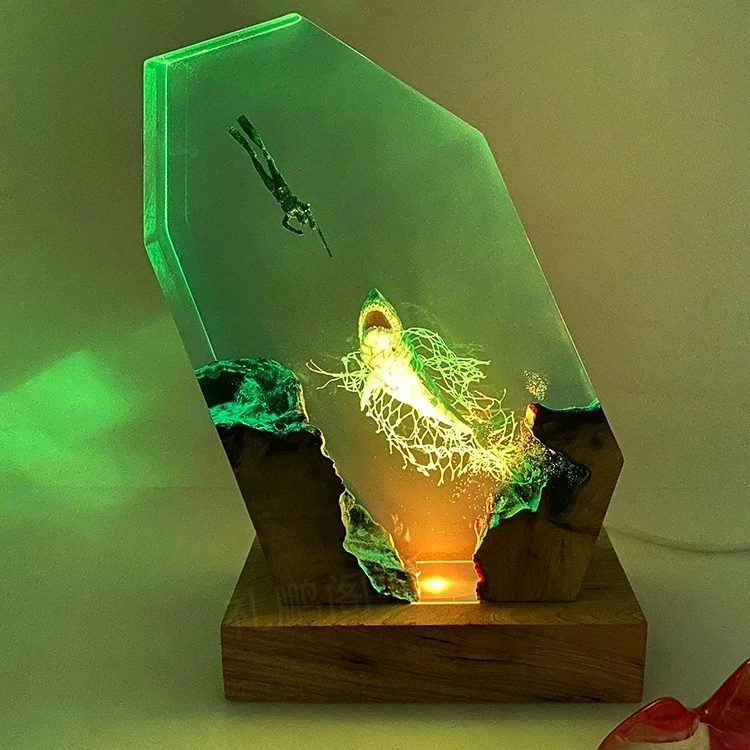 NEW Creative Sea Turtle Diver Desktop Decorative Sculpture Ocean Atmosphere Home Decoration Craft Unique Holiday Gift