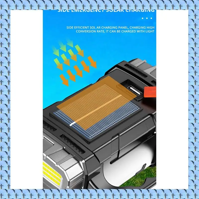 

NOCM USB Rechargeable Waterproof Handheld Lantern LED Flashlights For Outdoor Camping Hiking