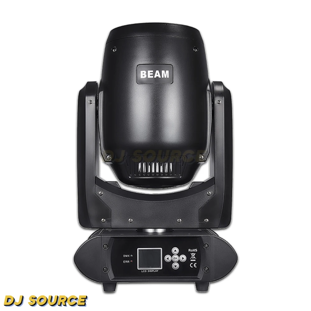 200W LED Beam Moving Head Light With Aperture Rotating Pattern 18Prism Rainbow Effect DMX512 For DJ Bar Xmas Club Stage Effect