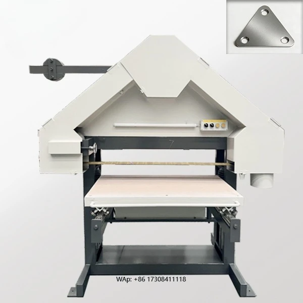 Electric 3kW belt grinding and polishing machine for deburring equipment on metal steel surfaces