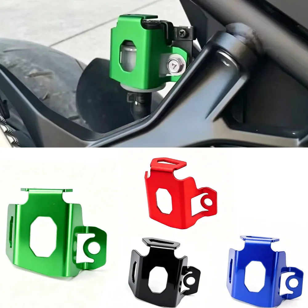 for Kawasaki NINJA400 650 Z900 Z650 Z400 ER- 6F Carbon Fiber Reservoir Protective Cover Motorcycle Rear Brake Pump Accessories