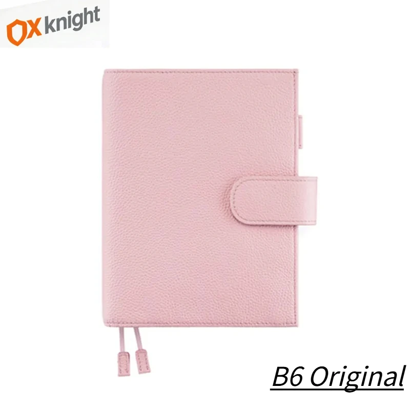 

Обложка OX Knight Original Series B6 Plus для блокнота Stalogy из натуральной зернистой кожи, органайзер-ежедневник