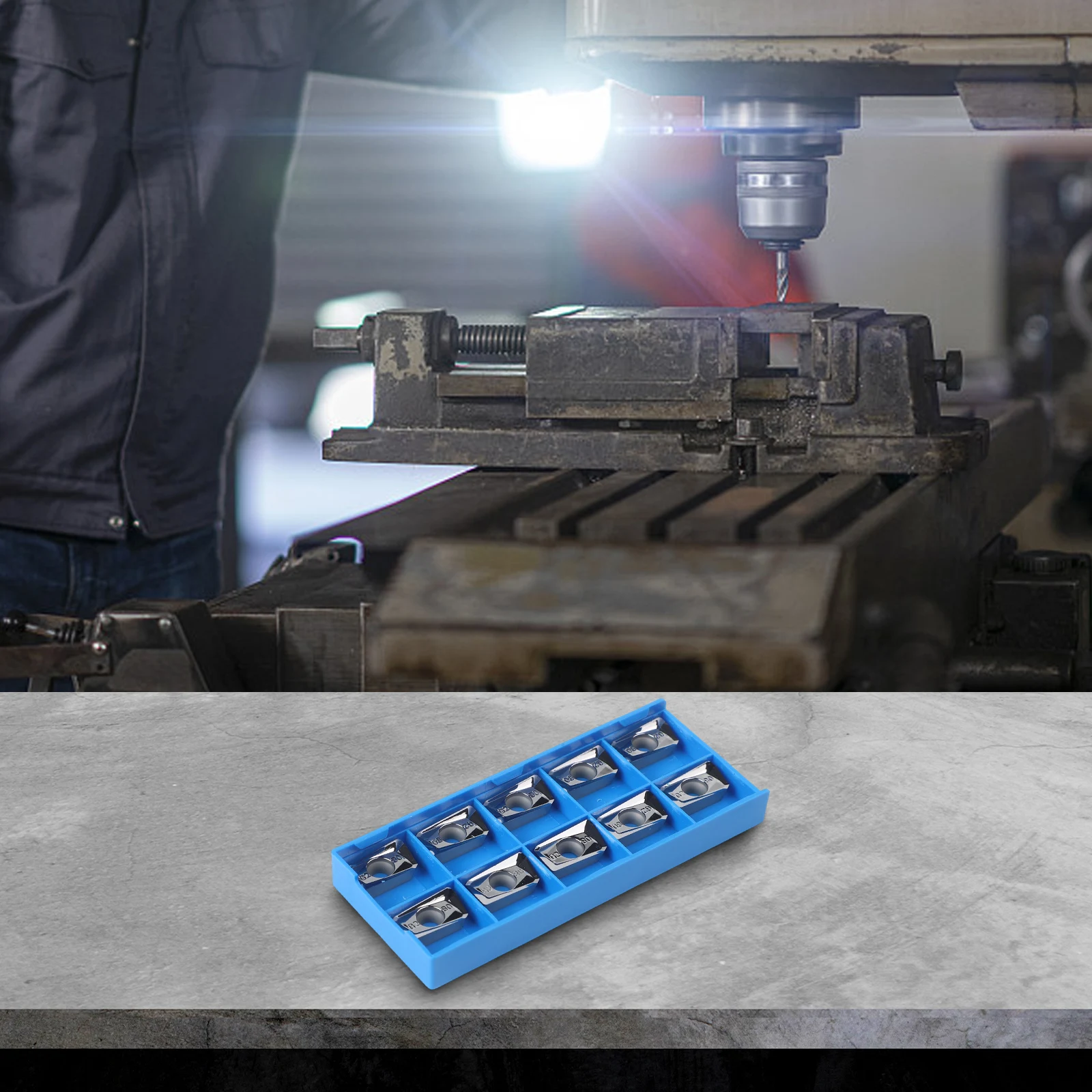 Duidelijke voordelen in verwerkingssnelheid 10 stuks APMT1604 APGT1604PDFRG2MA H01 CNC hardmetalen freeswisselplaten voor aluminium