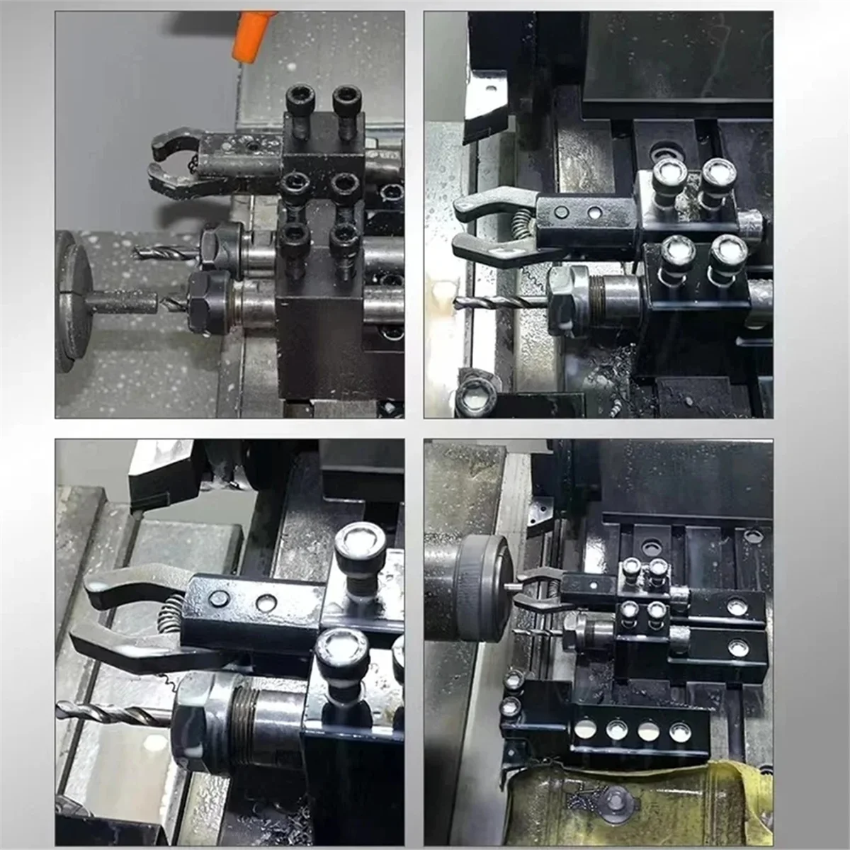 AA98 CNC مخرطة مجتذب CNC مخرطة أوتوماتيكية المغذية / مجتذب مقبض مربع 25 مم