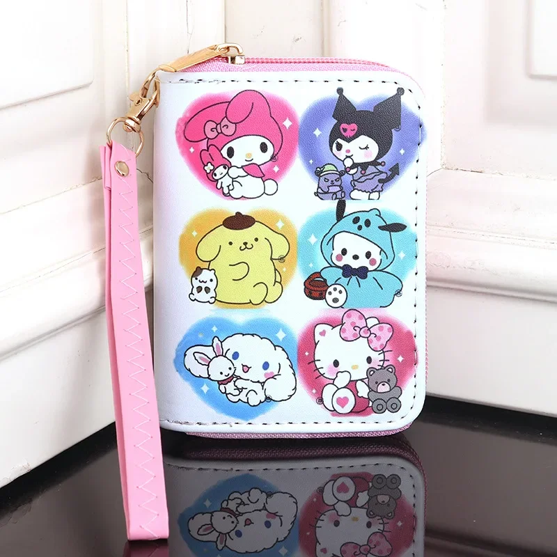 Cartoon cute Sanrio series Kitty big ear dog Stitch Kuloomi Melody borsa portaoggetti per bambini portamonete Spot vendite calde