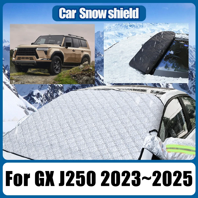

For Lexus GX J250 2023 2024 2025 Car Magnetic Snow Shield Covers Anti-Freeze Front Windshields Sunshields Window Car Accessories