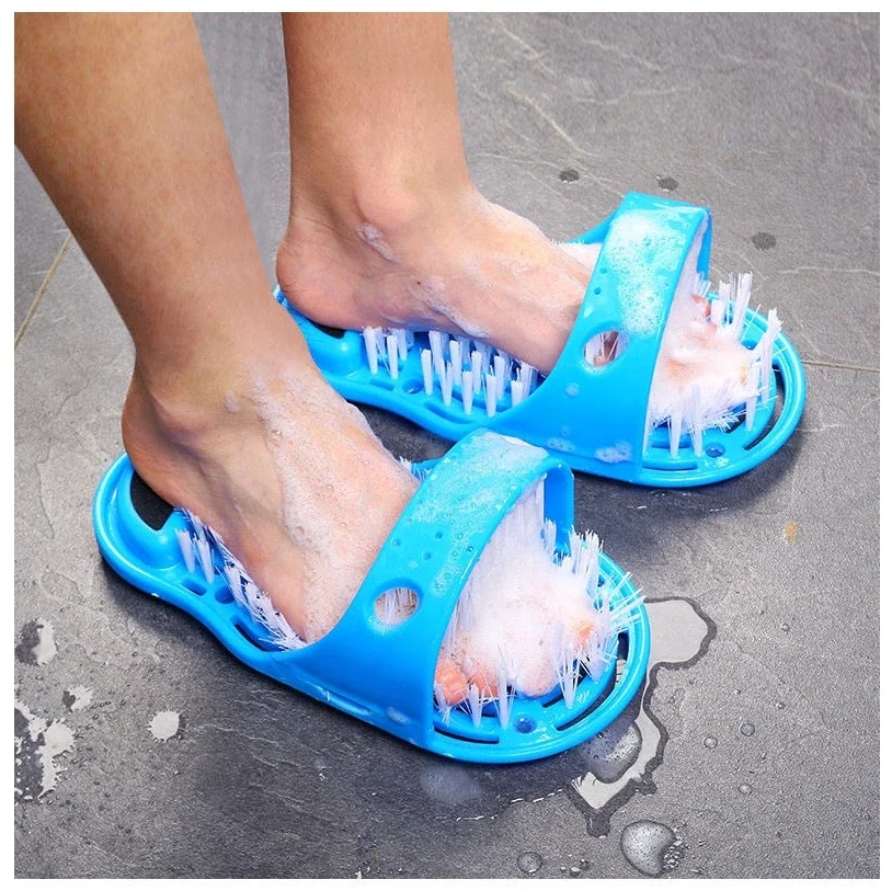 1PC 1PC Shower Foot Scrubber Massager Cleaner Spa Exfoliating Washer Wash Slipper Tools Bathroom Bath Foot Brushes Remove Dead Skin - Aliexpress Deal