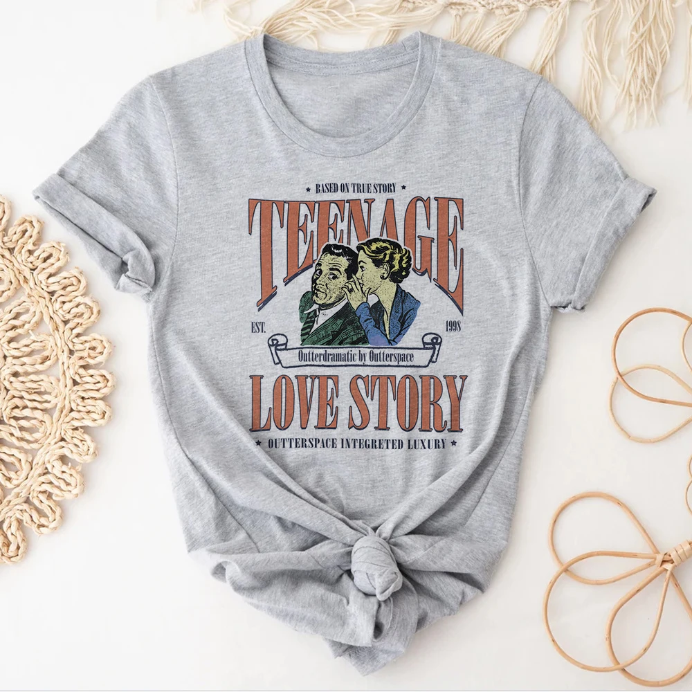 

Vintage Y2k t shirt women streetwear Y2K top female streetwear clothing