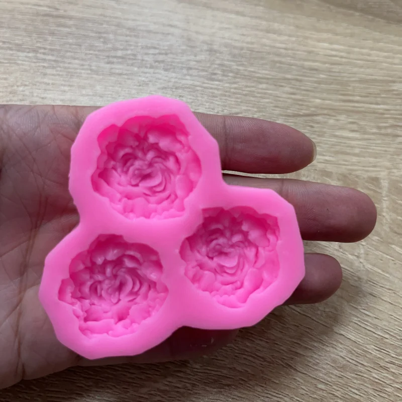 1 Silikonform für Nelkenblumen, für DIY-Seife, Kerzen- und Schlüsselanhänger-Kunsthandwerk – weich, langlebig, vielseitige Heimdekoration und Geschenk zum Backen