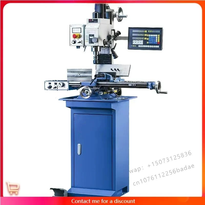 1000W FS-30V woodworking metal feed drilling and milling machine, can be equipped with a digital display