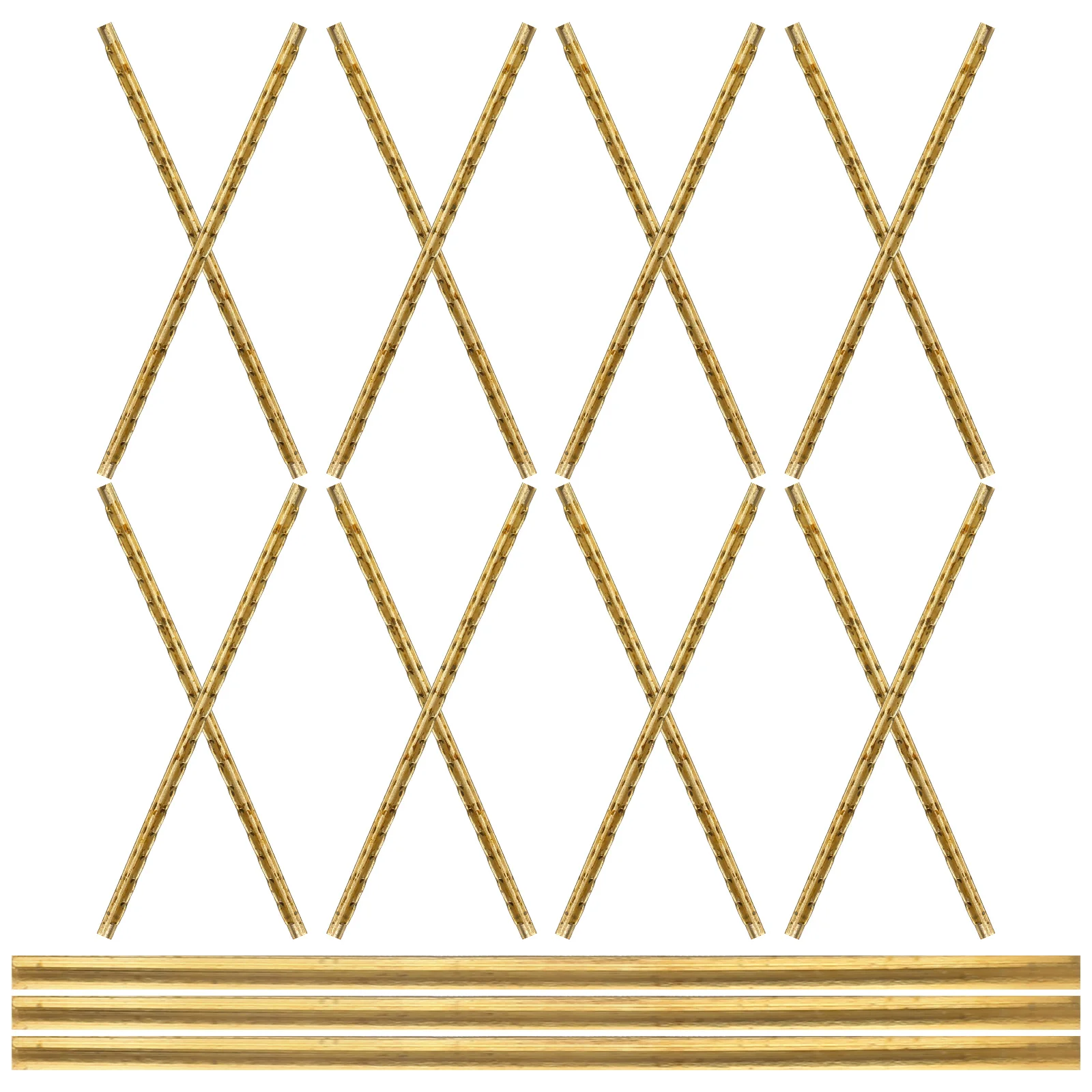 

19Pcs Guitar Fret Wire Brass Acoustic Classical Electric Replacement Fretboard Wires Kit Durable Guitar Parts Fretboard Frets