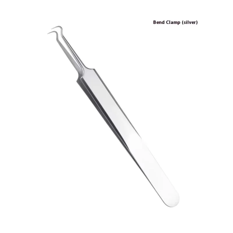 15Pc Ingrown Hair Tweezers Acne Blackhead Removal Needles Black Dots Cleaner Pore Cleaner Deep Cleansing Face Skin Care Tools