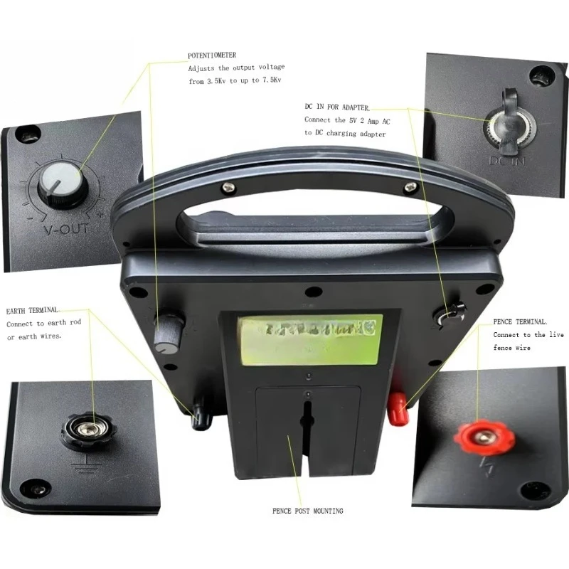 Электрический забор для собак на солнечной батарее