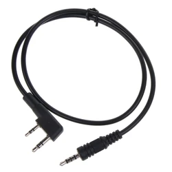 Conector fone ouvido tipo K para áudio alto-falante 3,5 mm para rádio TK-240