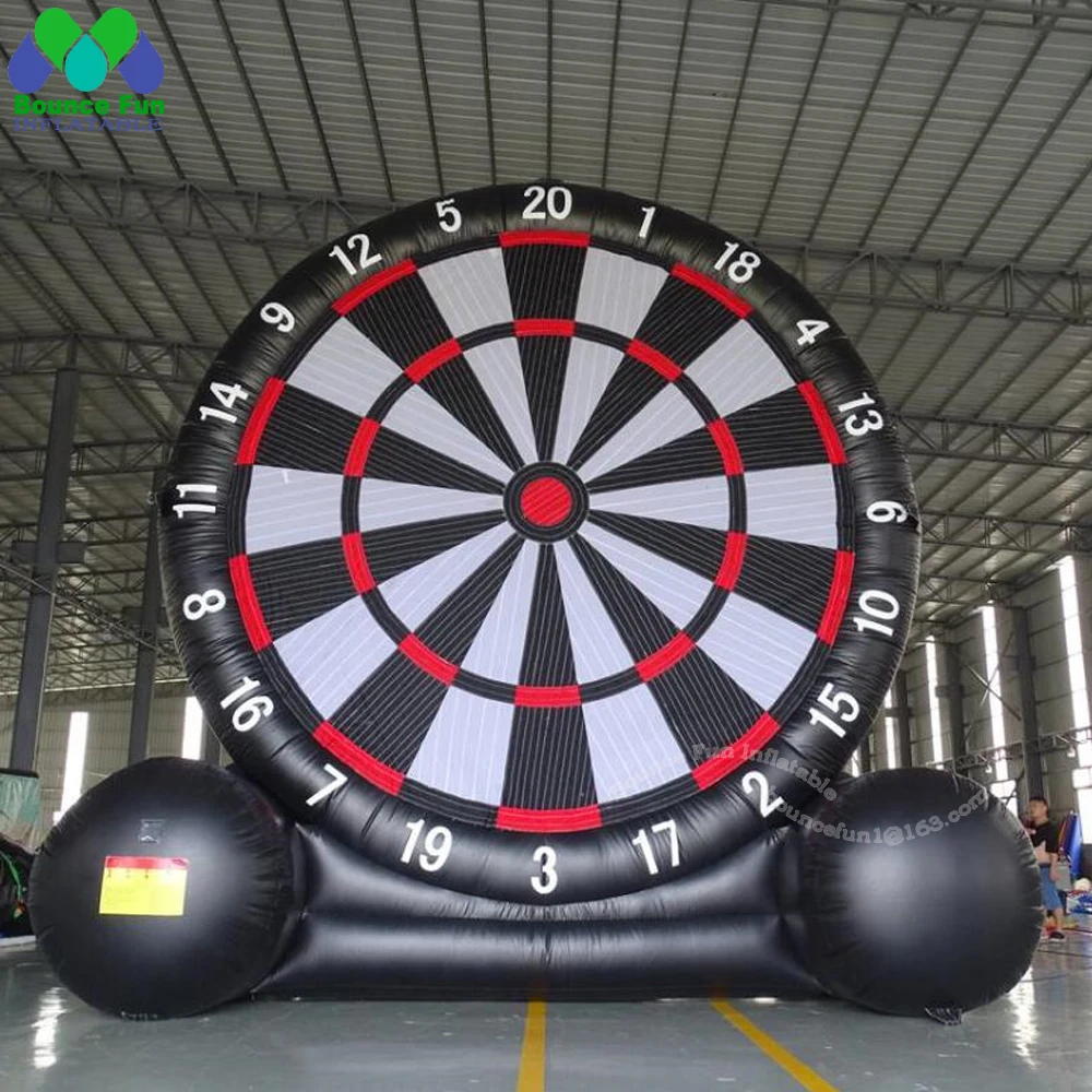 Jeu humain en plein air, jeu de fléchettes de Football gonflable pour enfants, fête, cible de Football pour adultes, avec balles collantes, 2025