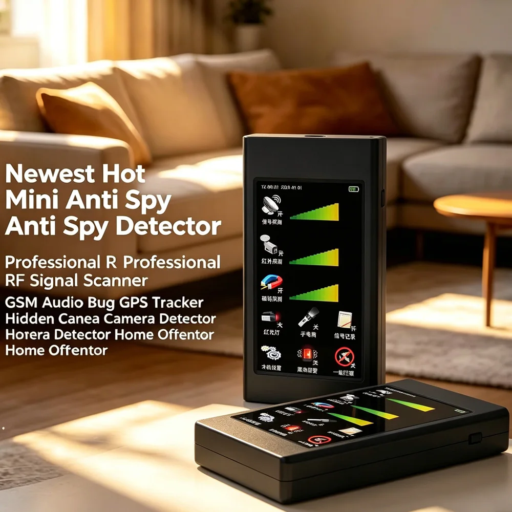 Anti-Candid Camera Detector Infrared GPS Signal Recorder Simultaneous Detection Portable handheld anti-tracker covert wifi Spy