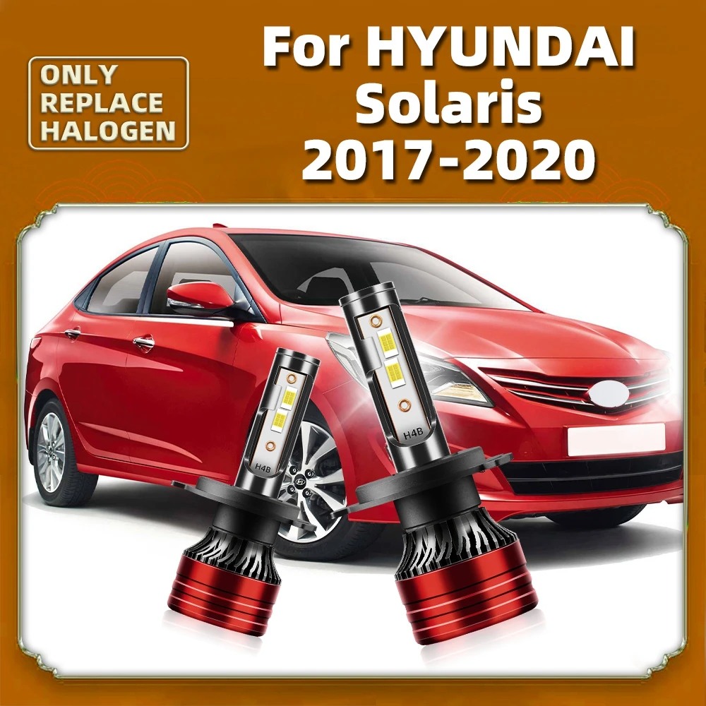 

Car Headlight Bulbs H4 LED CSP Chips 120W 16000LM Auto HiLo Headlamps 12V Vehicles Luces For Hyundai Solaris 2017 2018 2019 2020