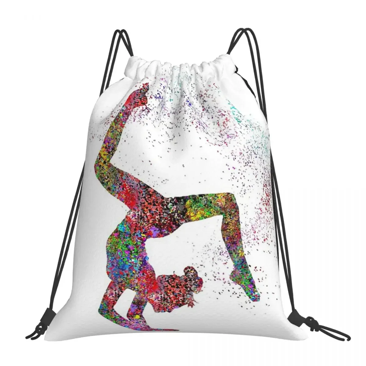 

Gymnastics Girl, Watercolor Gymnastics, Teen Gift Backpacks Drawstring Bags Drawstring Bundle Pocket Shoes Bag BookBag