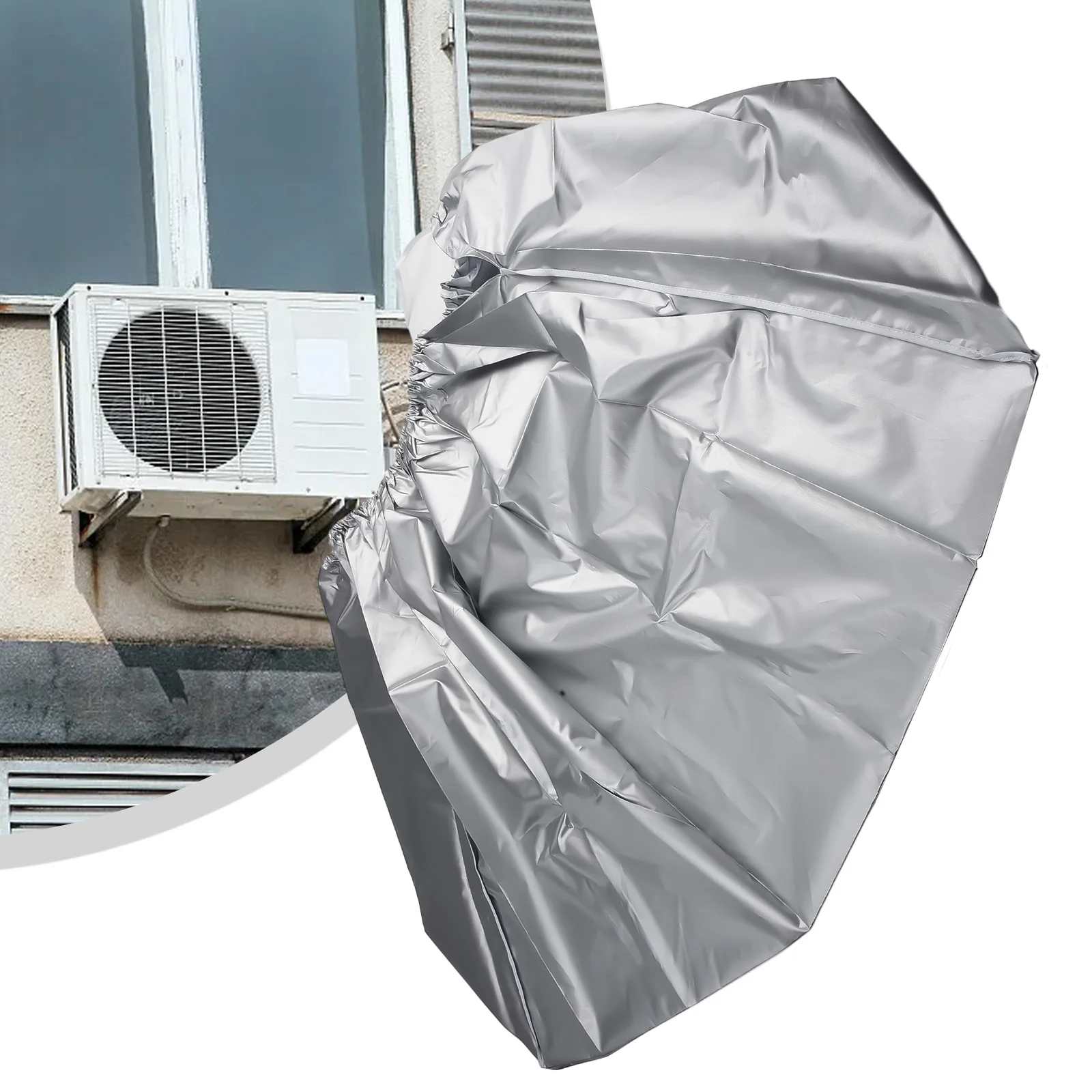 Outdoor Air Conditioner Cover Outside Window Air Conditioning Unit Cover Air Conditioner Protective Cover Rainproof Dustproof