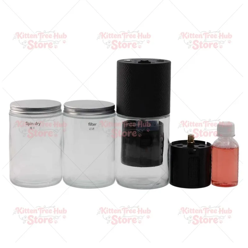 Watch Repair Tools 3D Printed Miniature Watch Cleaning Machine with Ultrasonic Cleaning Function,